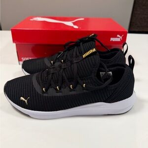 Puma Black Softride Sneakers